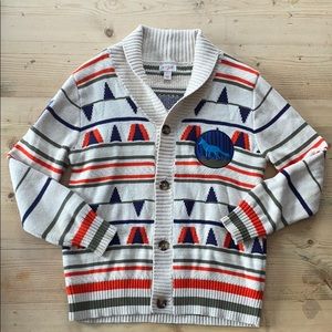 Cat & Jack 1970s looking Cardigan Kids size 8-10